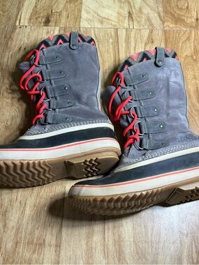Sorel Joan of Arctic Knit Winter Waterproof Snow Boots NL2142-051 Women Sz 10.5